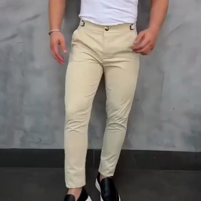 Stretch Slim-Fit Broek voor Heren