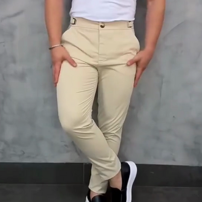 Stretch Slim-Fit Broek voor Heren