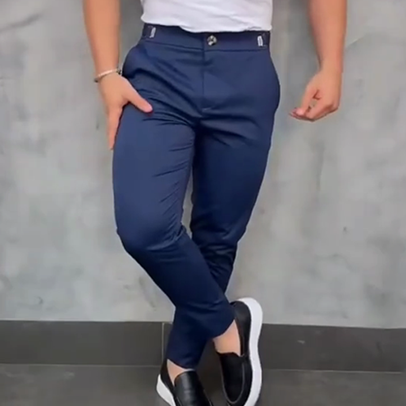 Stretch Slim-Fit Broek voor Heren